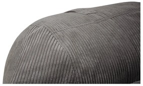 Детски пуф от рипсено кадифе в тухлен цвят Roll 80 – SLOWDOWN