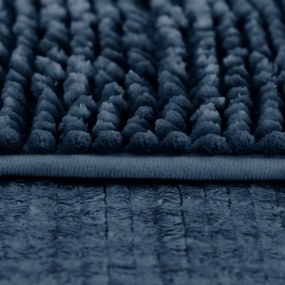 Тъмносин килим за баня 70x120 cm Bati – Restilo