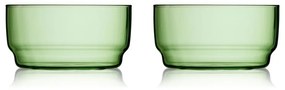 Зелени стъклени купички в комплект от 2 бр. 500 ml Torino – Lyngby Glas