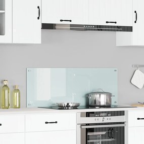 Кухненски панел Sonata H Бял 110x40x0,6 см от закалено стъкло