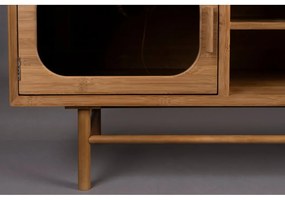 Бамбукова маса за телевизор в естествен цвят 150x55x40 cm Caroun – Dutchbone