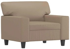 359411 vidaXL Кресло, капучино, 60 см, изкуствена кожа