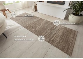 Кафява/бежова пътека 80x200 cm Terrain – Hanse Home