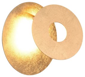 LED стенна лампа в златист цвят Leano - Trio
