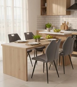 Стол Arco Velvet-Сив (4) парчета