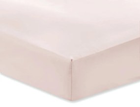 Розов чаршаф от памучен сатен Classic, 135 x 190 cm - Bianca