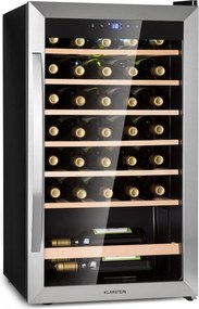 Klarstein Vinamour 32 Uno, охладител за вино, 1 зона, 95 л / 36 бутилки, 4-18 °C, сензорно управление
