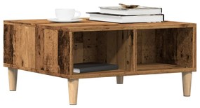 856440 vidaXL Масичка за кафе от старо дърво 60x60x30 cm Инженерна дървесина
