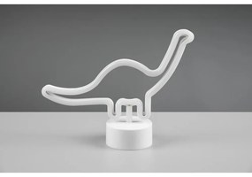 Бяла LED настолна лампа (височина 20 см) Bronto - Trio