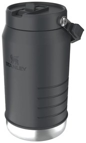 Черен термос от неръждаема стомана 1,9 l IceFlow™ Flip Straw 2.0 Black – Stanley