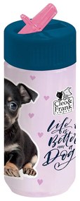Derform - Бутилка със сламка 330 мл CLEO &amp; FRANK 38