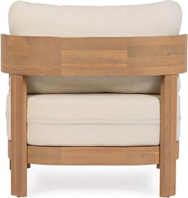 Градински стол от масивно дърво в естествен цвят Pablo – Bizzotto