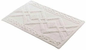 Бял килим за баня 50x80 cm Gladis – douceur d'intérieur