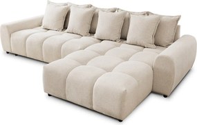 Бежов ъглов диван (десен ъгъл) Albane – Ropez