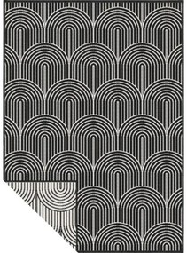 Черно-бял външен килим 120x170 cm Pangli Black – Hanse Home
