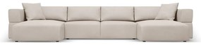 Бежов ъглов U-образен диван Esther – Milo Casa