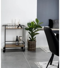 Бар количка с дъбова декорация Vita - House Nordic