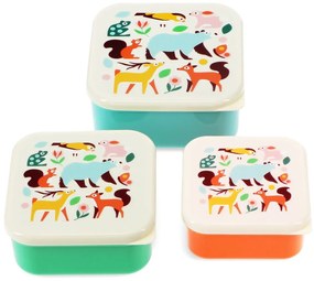 Детска кутия за храна 3 бр. Woodland – Rex London