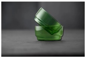 Зелени стъклени купички в комплект от 2 бр. 500 ml Torino – Lyngby Glas
