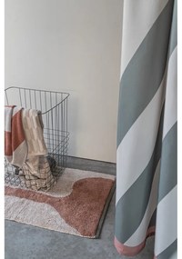 Памучен килим подходящ за пране в тухлен и бежов цвят 50x80 cm Figura – Mette Ditmer Denmark