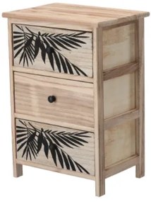 Комод ZOFIA с 3 чекмеджета - бохо дизайн, 40 x 29 x 58 cm