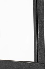 Външна стенна лампа черна с датчик за движение IP44 - Charlois