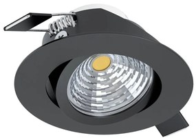 Eglo 33997 - LED Димируема лампа за вграждане SALICETO LED/6W/230V черен