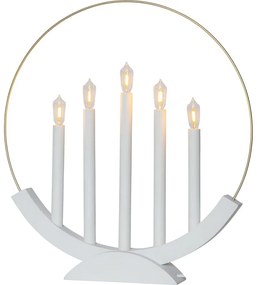 Бяла коледна светлинна украса Brace – Star Trading