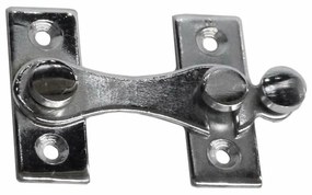 Door Hasp EDM H форма Стомана Десен Хромирано (8 cm)