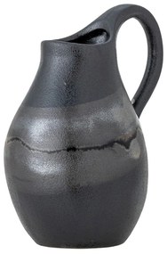 Тъмносива глинена ваза (височина 15 cm) Alvena – Bloomingville