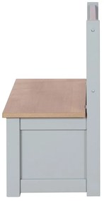 Кафяво-сива детска пейка Woody – Roba