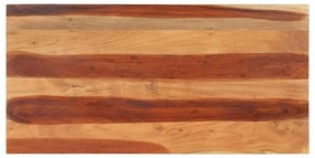 327514 vidaXL Плот за маса, 120x60x(2,5-2,7) см, акациево дърво масив