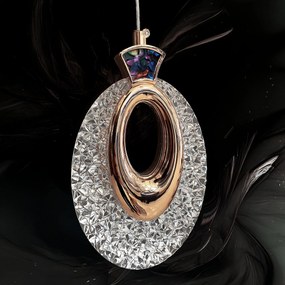 Висяща Кристална Лампа LHJ109-1CP LIGHT ROSE GOLD