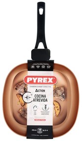 Гладък Тиган за Печене Pyrex Action Квадратек Метал Ø 28 cm