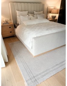 Кремав вълнен килим 160x240 cm Calisia M Grid Rim – Agnella