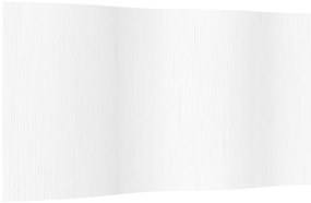377003 vidaXL Преграда за стая, бял, ширина 400 см, височина 165 см, бамбук