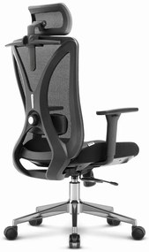 Висококачествен ергономичен офис стол HC-1054 - черен