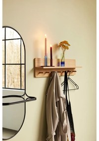 Стенно огледало с рафт 21x102 cm Carry - Hübsch