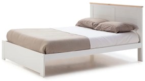 Бяло двойно легло с решетка 160x200 cm Akira - Marckeric