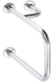 Опорна дръжка 23,5x38 см неръждаема стомана/сребриста