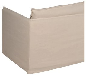 Кремав ленен диван 210 cm – Ixia