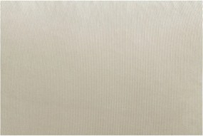 Бежов пуф от рипсено кадифе Lilibet – Bobochic Paris