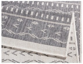Сив и кремав килим на открито , 350 x 80 cm Kuba - NORTHRUGS