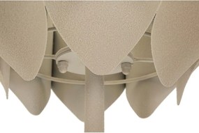 Бежова подова лампа с метален абажур (височина 155 cm) Space – Mauro Ferretti