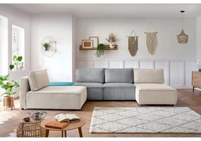 Променлив ъглов диван от велур Nihad modular - Bobochic Paris