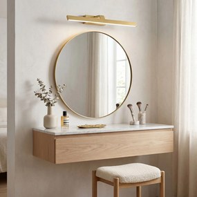 LED аплик за баня SWE008-1W 58cm BRUSH GOLD