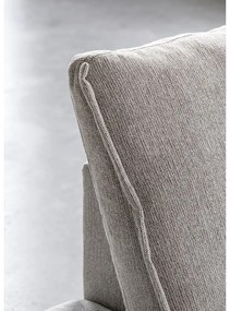 Сиво-бежов разтегателен/с място за съхранение ъглов диван (десен ъгъл) Charming Charlie – Miuform