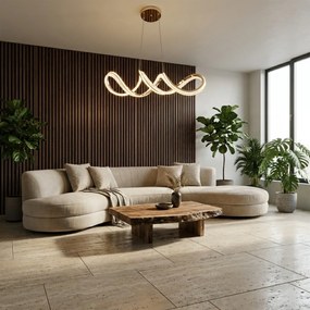 ВИСЯЩА ТАВАННА ЛАМПА G154-CP GOLD