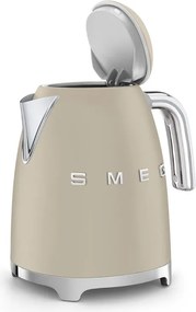 Електрическа кана SMEG KLF03MLMEU, 2400 W, 1.7 л, 360° основа, Матово покритие, Лунна светлина