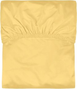 Жълт еластичен памучен чаршаф 180x200 cm Oba – noo.ma